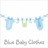 Blue Baby Clothesline